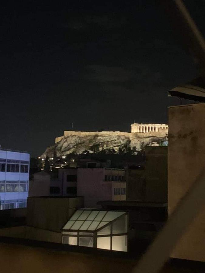 Super Loft With Acropolis View Lägenhet Aten Exteriör bild