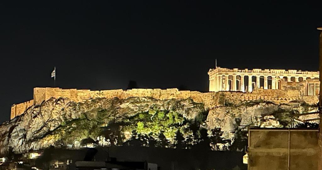 Super Loft With Acropolis View Lägenhet Aten Exteriör bild