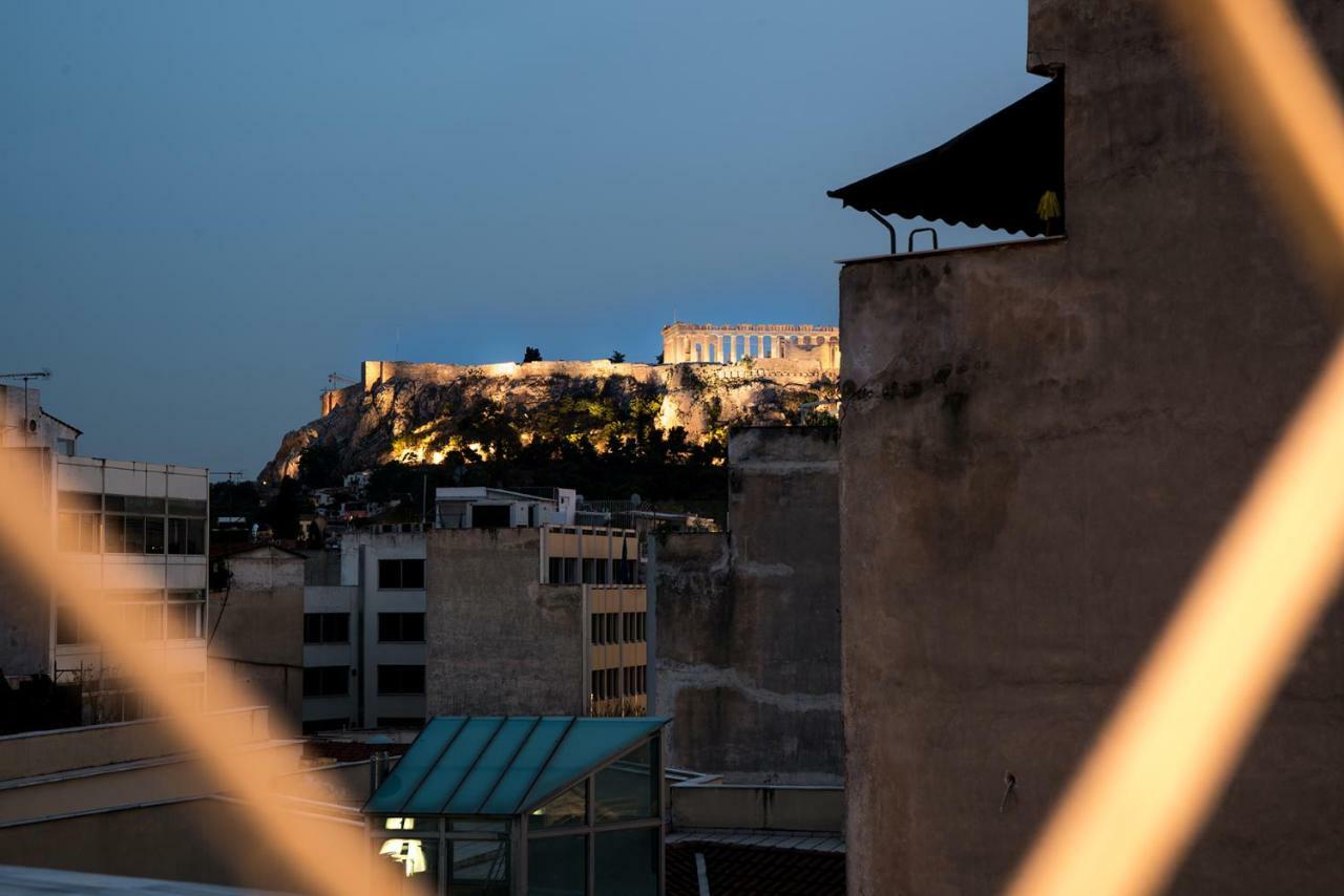 Super Loft With Acropolis View Lägenhet Aten Exteriör bild